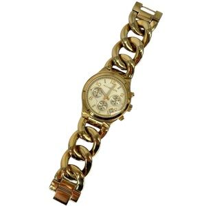 Michael Kors Gold Chain-Link Bracelet Chronograph Watch